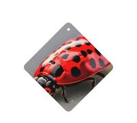 Red Ladybug Printing 10 Pcs Car Air Freshener Fragrant Sheets,Car Hanging Accessories With Strings For Decor