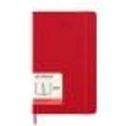 Moleskine Daily Planner 2027, Hard Cover 12 Month Diary with Elastic Closure, Large 13x21 Cm, Scarlet Red
