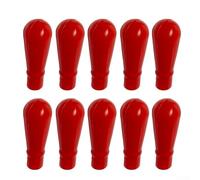 Red Latex Dropper Tip Cap for Laboratory Bottle Droppers, Acid- and Alkali-Resistant Rubber Pipette Cap, 6-8 mm Diameter, Pack of 10 or 20 Pieces(10PCS)