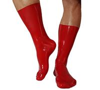 Red Latex Rubber Socks (one Size)