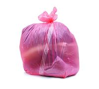 Red Laundry Bags with Soluble Dissolving Strip (Pack of 200 Bags) | Carebymail Healthcare