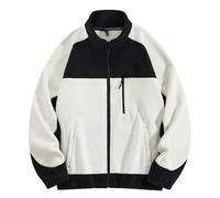 Red Leather Jacket Mens Camping Jacket Winter Fleece Lined Waterproof Warm Coat with Durable Fabric for Outdoor Sleeping, Adventures, and Backpacking Trips Waterproof White 8XL