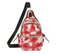 Red Leaves Art Canada Shoulder Bag all over Print Bright Print Daily Commute