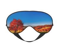 Red Leaves Sleep Eye Mas Updated Design Light Blocking Night Eye Blinder Men Women Shift Travel Gifts