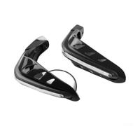 Red LED Dirt Bike Handguards Turn Signal Covers | Blue light function, motocross style, for impact resistant, replaces broken units, simple mounting