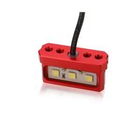 (Red LED light) Motorcycle License Plate Mount Bracket Number Registration Holder For