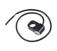 Red LED Push Button Switch 22mm Alloy Housing | Red status light, metal housing, easy install, 7/8 inch fit, for daily ride