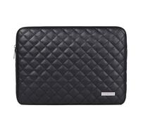 Red Lemon Canvas Artisan 13.3 Inch Laptop Sleeve - Water Resistant Shockproof Neoprene Sleeve Bag for MacBook Air Pro, Laptop, Tablet (Embossed Black)