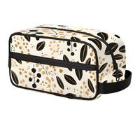 Red Leopard Print Travel Toiletry Bag for Men ，Neon Leopard Print Hanging Dopp Kit - Waterproof Shaving Bag Bathroom Bags Wash Bag for Toiletries Accessories, Color4, 10.5"L x 4.4"W x 5.3"H