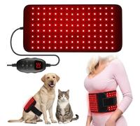 Red Light Belt, 3 Modes, 5 Brightness and 6 Time Settings, Red & Near Infrared Light Wrap Belt for Legs, Back, Waist, Shoulders, Neck