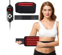 Red Light Belt for Body,660nm and 850nm Red Light Wrap with Timer Setting,Portable Wrap Device for Muscle Relief for Shoulder Back Waist Abdomen