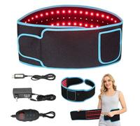 Red Light Belt, Pro Slimming Belt with Adapter, Red Light Therapy Belt Weight Loss, 660nm Red Light & 850nm Near-Infrared Light Wrap Belt with 4 Frequencies, for Muscle Relief for Women, Men
