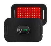 Red Light Belt with Smart Timing Function Device 60 LEDs 660nm Red & 850nm Near Infrared Light for Full Body Muscle Joint Relaxation