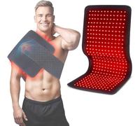 Red Light Body Therapy Mat Red Light Infrared LED Therapy Mat 180W with 660nm 850nm Wavelengths