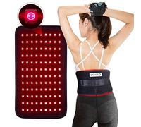 Red Light & Infrared Therapy Pad - 660nm/850nm Deep Tissue Pain Relief for Muscle & Joint, Portable Light Therapy Belt for Back, Knees, Hands - Home Use Heating Wrap for Women & Men
