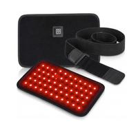 Red Light Lamp Belt, Near-Infrared 660nm 850nm Triple Chip LED Red Light | Therapy Device, Portable Infrared Heat Belt for Back Knee Joints, Body Light Therapy Pad with Timer for Home Office