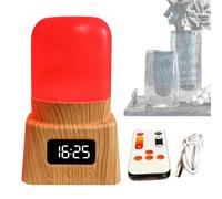 Red Light Lamp for Bedroom - 670nm Remote Control | Touch Control Bedside Table Lamp, Bedside Light for Sleep Aid, Dorm for Bedroom, Lumino