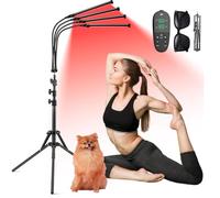 Red Light Lamp with Stand, 660nm & 850nm & 940nm Infrared Lamp with Timer