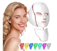 Red Light Mask LED Mask 7 Colour Photon Face Mask Rechargeable for Skin Rejuvenation Anti Ageing Acne Wrinkle Reduction Red Light Face Mask Home Spa