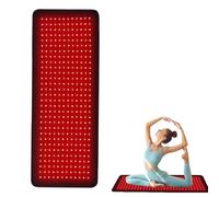 Red Light Massaging Mat - 360-LED 660nm & 850nm Near Infrared Light Pad with Adjustable Timer/Brightness, 180W for Muscle & Joint Pain Relief