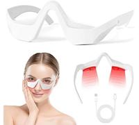 Red Light Microcurrent Eye Beauty Device, Dark Circle, Eye Bag and Wrinkle Treatment Device, Red Light Therapy Glasses, Red Light Eye Mask