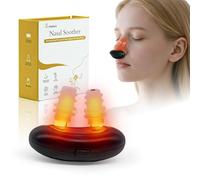 Red Light Nasal Therapy Device - 650nm LED Light for Nasal Relief, Soft Silicone, Portable Design for Daily Use