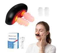 Red Light Nasal Therapy Device for Sinus Relief | Portable Handheld Infrared Nose Soother for Clear Breathing & Blocked Nose Relief | USB Rechargeable Natural Wellness Gift, Black