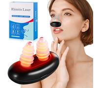 Red Light Nasal Therapy Device, No More Colds, Portable Nasal Soothing Device for Adults, Home and Travel Easy to Carry (Black)