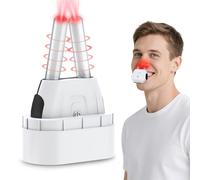 Red Light Nasal Therapy Device,Portable Infrared Nose Therapy for Nasal Soothing Relieve,Built-in Blue Light Cleaning System in the Housing, Lightweight Design for Travel, Home & Office Use
