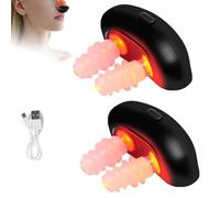 Red Light Nasal Therapy Device, Red Light Therapy, Portable Red Light Nasal Therapy Instrument, Nasal Soothing Devices, Nose Nasal Clearing Devices (2Pcs)