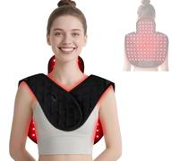 Red Light Pad for Neck Shoulder,Red Light Physiotherapy 3 Modes for Shoulder Back Neck, 10-90 Min Timer, 660nm and 850nm Wearable for Office Home Use Legs, Waist