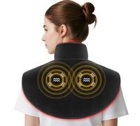 Red Light Pad with Vib for Neck & Shoulder Relaxation, 660nm 850nm