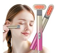 Red Light Therapy 7 in 1 Red Light Therapy for Home Skin and Eye Care Equipment, Red for Skin Care and Blue Rejuvenation Tool (Gradient Purple Pink)