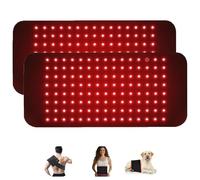 Red Light Therapy Belt for Pain Relief, 120Pcs 660nm Red & 850nm Infrared LED Light Wrap, Portable Pet Pad for Women Men Dogs Cats (120 LEDs*2)