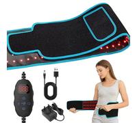 Red Light Therapy Belt, Red Light Belt Weight Loss, Pro Slimming Belt with Adapter, 660nm Red Light & 850nm Near-Infrared Light Wrap Belt with 4 Frequencies, for Legs, Waist, Neck, Muscle Relief