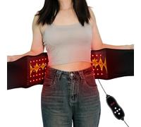 Red Light Therapy Belt, Red Light Therapy Massager for Body Back Waist Muscle Relaxing Pain Relief Vibration Therapy Wrap Lipo Belt for Weight Loss - Infrared Therapy or Infrared Light Therapy Device
