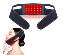 Red Light Therapy Belt with 24 LED Lamp Beads, 15/30/45 Min Timer, 660nm and 850nm Wavelength for Reducing Wrinkles and Skin Tightening