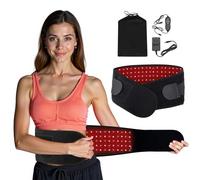 Red Light Therapy Belt with Lumbar Support,660NM & 850NM Infrared Therapy Belt for Body,Wrap Belt with 6 Timer Settings, 4 Light Modes for Back Waist Legs