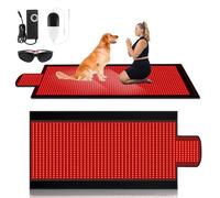 Red Light Therapy Blanket with Low EMF, 2570 LEDs Full Body Red Light Therapy Mat for Pain Relief, 660nm and 850nm, Mat Heating Pad, Adjustable Timer & Intensity
