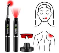 Red Light Therapy Device for Cold Sores, Canker Sores, Herpes, and Fever Blisters - 2-in-1 Multifunctional Relief Wand for Nose, Ear, Mouth, Joint, and Muscle Treatment
