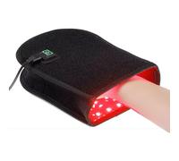 Red Light Therapy Device Glove, LED Pain Relief Mitt for Hand, Wrist, and Finger Therapy, Double-Sided Pad for Home Use