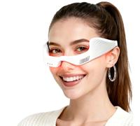 Red Light Therapy Device, Red Light Therapy Glasses, 4D Microcurrent Eye Massager to Reduce Dark Circles, Puffiness and Fine Lines, Rechargeable Beauty Device with 3 Intensities