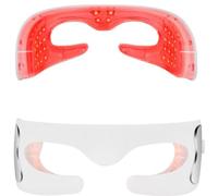 Red Light Therapy Eye Mask for Under-Eye Comfort - UK Microcurrent LED Facial Device with 36 Beads | Ergonomic Support for Tired Eyes & Puffiness Appearance