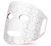 Red Light Therapy Face Mask 4 Modes LED Light Therapy Mask with Remote Control, Portable and Rechargeable, Multiple Light Therapy Mask with Function