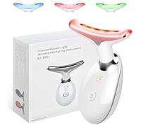 - - Red Light Therapy Face Massager, Skin Face Lift Device with Multi Colors, Rechargeable Lux Cove LED Facial Sculptor for Skin Care & Neck Lifting, Facial Massager for Skin Care with 3 Modes