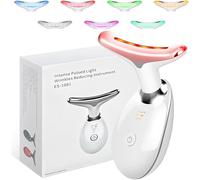 - - Red Light Therapy Face Massager, Skin Face Lift Device with Multi Colors, Rechargeable Lux Cove LED Facial Sculptor for Skin Care & Neck Lifting, Facial Massager for Skin Care with 3 Modes