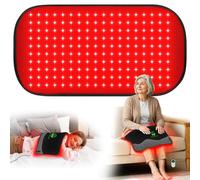 Red-Light-Therapy-for-Body,2026 Upgraded 4 Therapy Modes,5 Intensity Levels,10-90 Min Timer,Medical-Grade TPU Mat for Pain Relief,25"x13"Dual Wavelength Infrared Red Light Blanket for Home&Travel Use