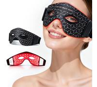 Red Light Therapy for Eyes,LXIANGN 5 Modes LED Light Eye Mask,Eye Massager for Eye Bags Dark Circles Puffiness Wrinkles Fine Lines for Men Women