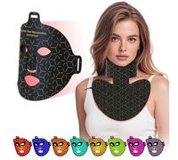 Red Light Therapy for Face and Neck, 8 Colors LED Face Mask, Near Infrared Portable Rechargeable Device for Acne, Anti-Ageing, Skin Care, Wrinkle Home Face Skincare