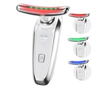 Red Light Therapy for face and Neck, Facial & Neck Massager Tool, Face Lift, Reduce Fine Lines & Double Chin, Neck Tightening, True Beauty Glow Facial Massager - at Home Skin Care Sculpting Tool